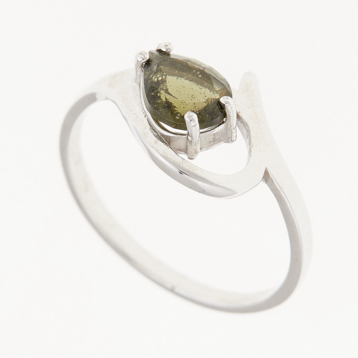 Anello in Argento con Moldavite 264