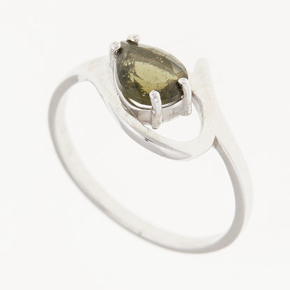 Anello in Argento con Moldavite 264