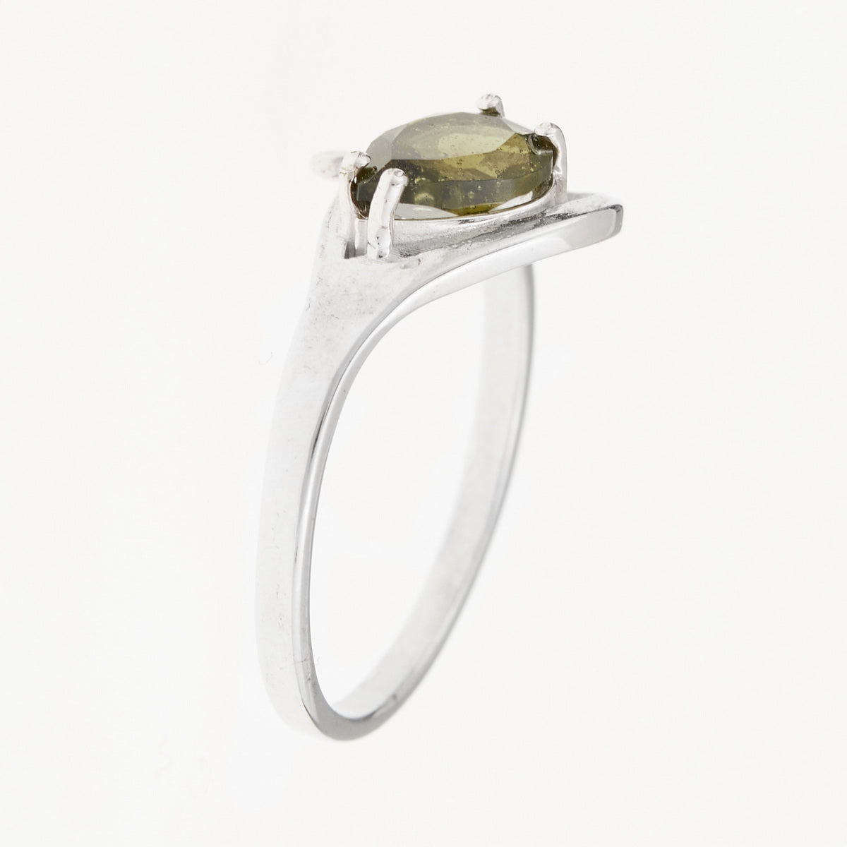 Anello in Argento con Moldavite 264