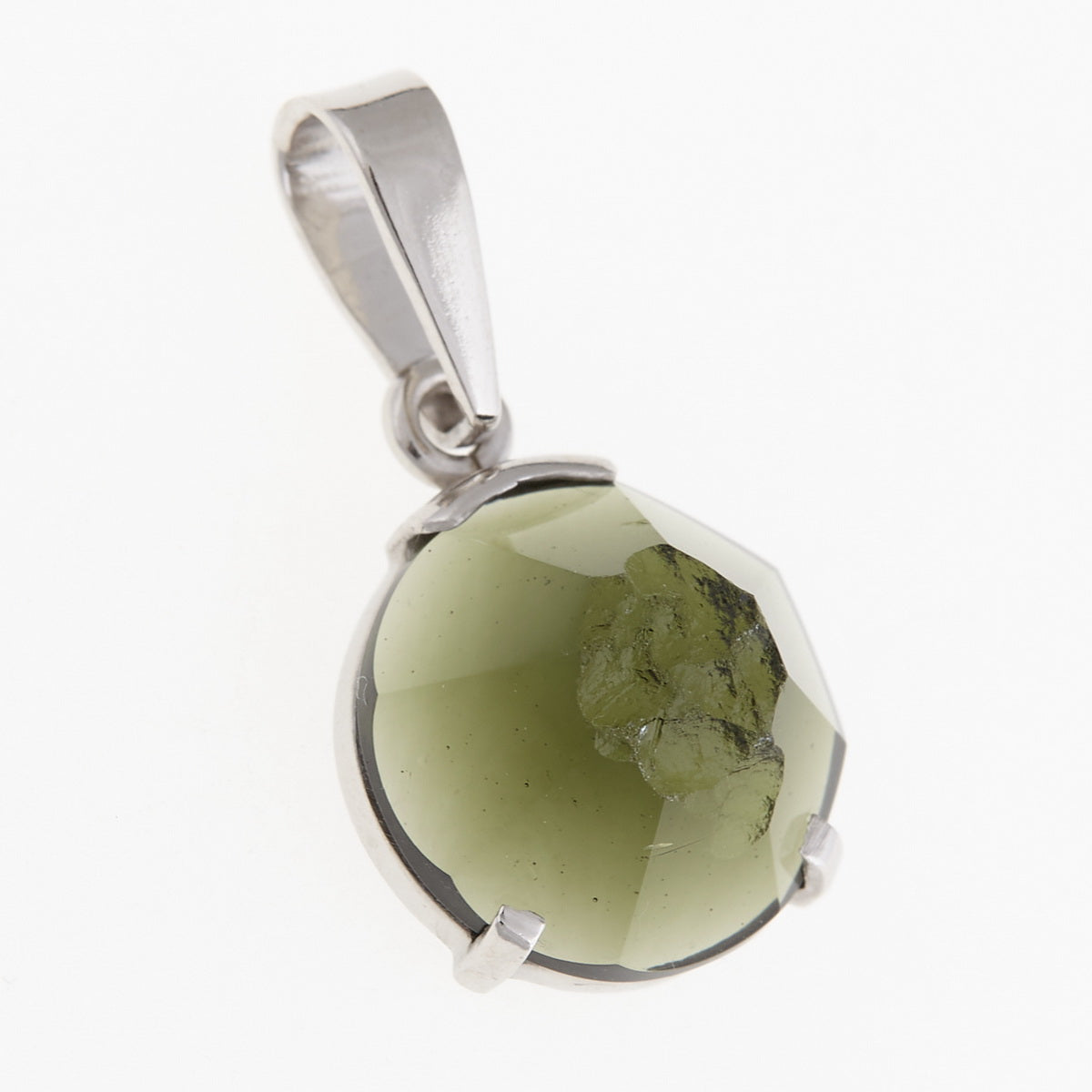 Parure in argento con Moldaviti 036