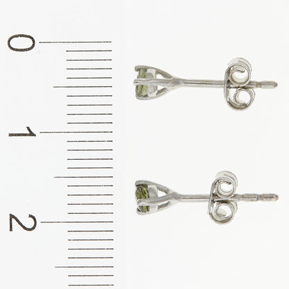 Orecchini in argento con Moldaviti 012
