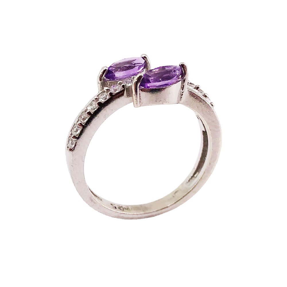 Anello Ametista “Valentino” – Argento 925
