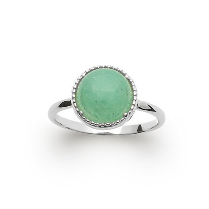 Anello Avventurina “Costantino” – Argento 925