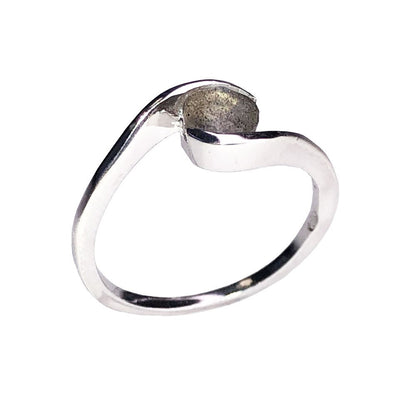 Anello Labradorite “Doriane” – Argento 925