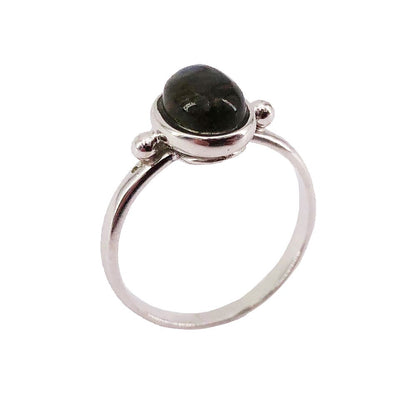 Anello Labradorite “Camille” – Argento 925