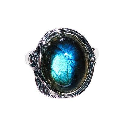 Anello Labradorite “Justine” – Argento 925