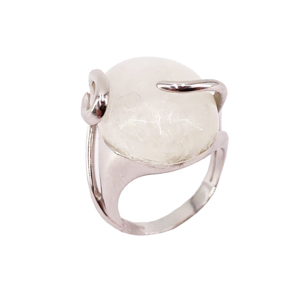 Anello Pietra di Luna “Océane” – Argento 925