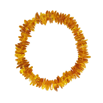 Bracciale in Ambra Gialla – Barocco 19cm