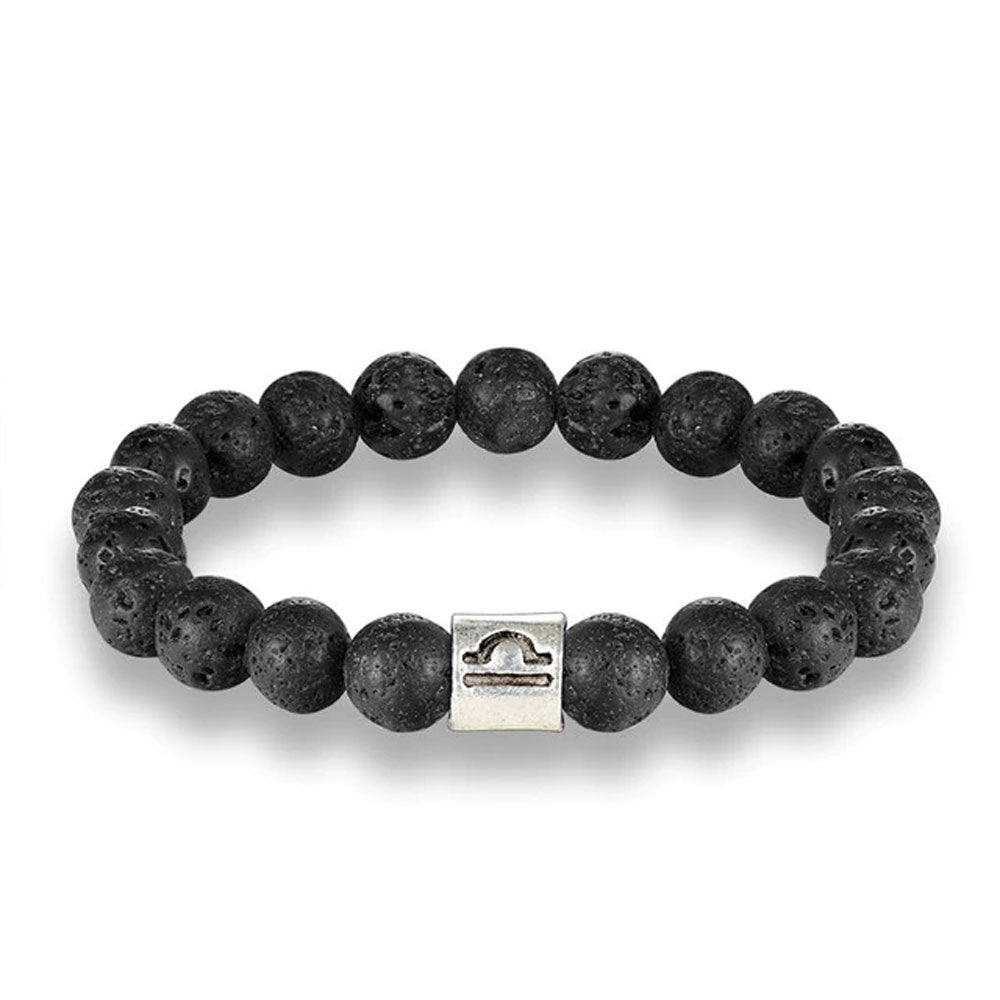 Bracciale Bilancia – Pietra lavica – 20 cm