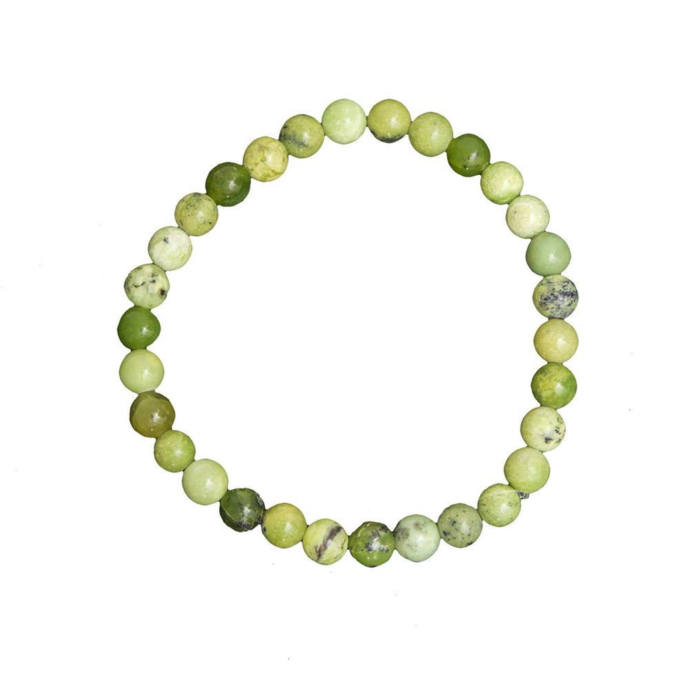 Bracciale in Crisoprasio Limone – Pietre con perline