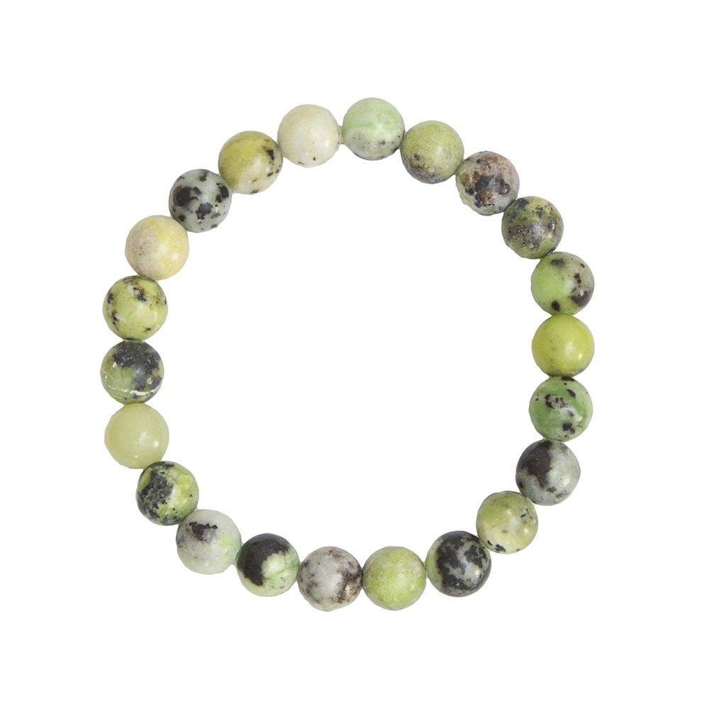 Bracciale in Crisoprasio Limone – Pietre con perline