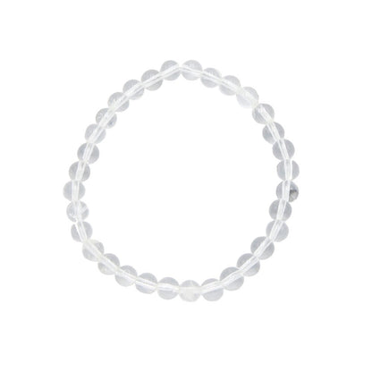 Bracciale in Cristallo di Rocca – pietre con perline