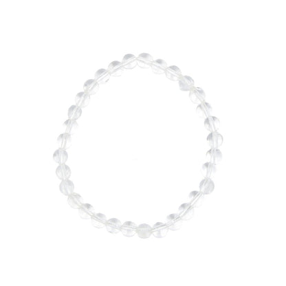 Bracciale in Cristallo di Rocca – pietre con perline