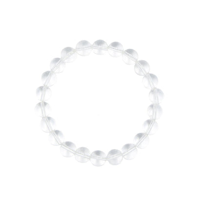 Bracciale in Cristallo di Rocca – pietre con perline