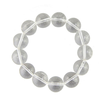 Bracciale in Cristallo di Rocca – pietre con perline