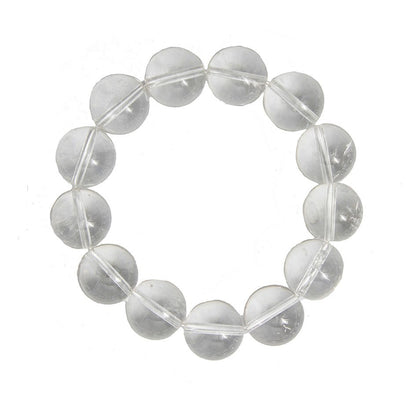 Bracciale in Cristallo di Rocca – pietre con perline