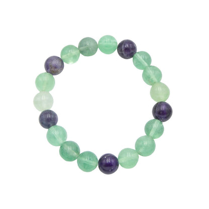 Bracciale in Fluorite multicolore – Pietre con perline