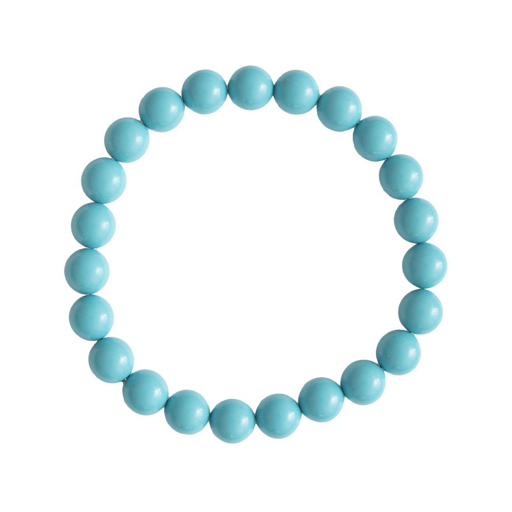 Bracciale in Howlite blu – perline