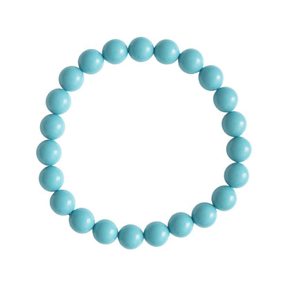 Bracciale in Howlite blu – perline