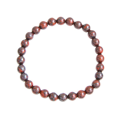 Bracciale in Diaspro Brecciato - Pietre con perline