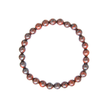 Bracciale in Diaspro Brecciato - Pietre con perline