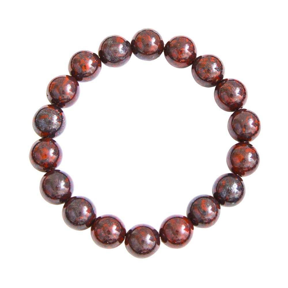 Bracciale in Diaspro Brecciato - Pietre con perline