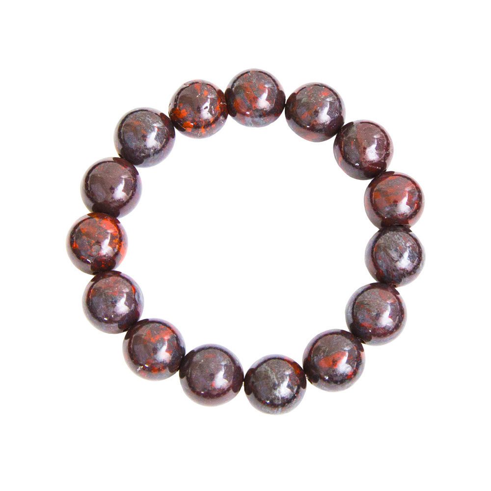 Bracciale in Diaspro Brecciato - Pietre con perline