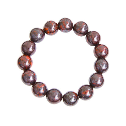 Bracciale in Diaspro Brecciato - Pietre con perline
