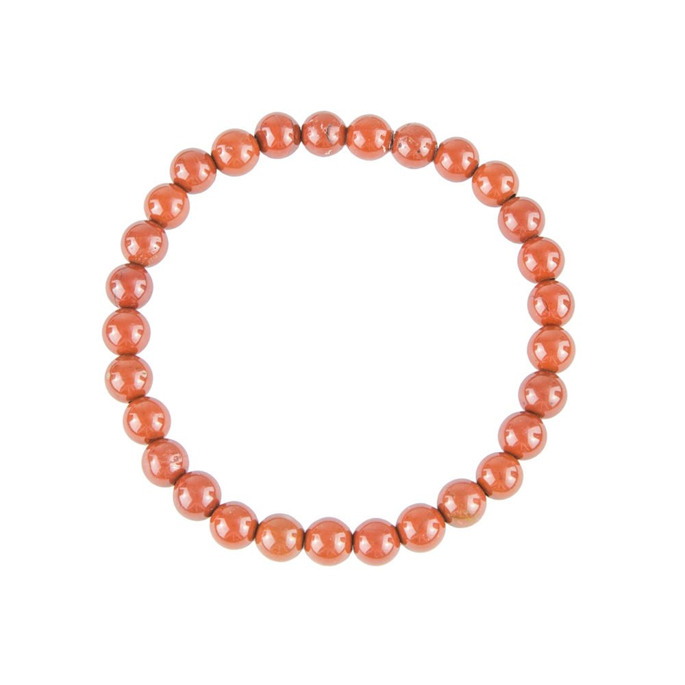 Bracciale in Diaspro Rosso – perline