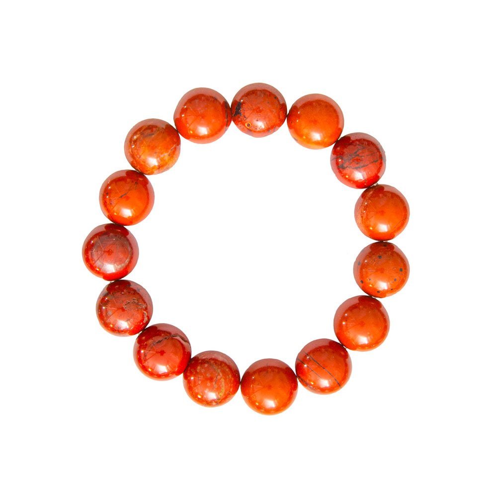 Bracciale in Diaspro Rosso – perline