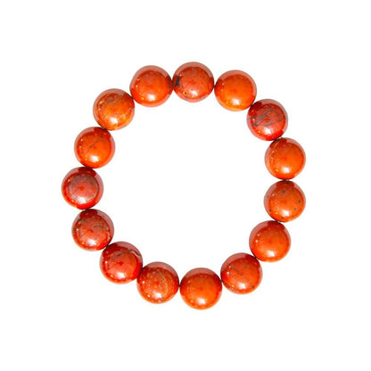 Bracciale in Diaspro Rosso – perline
