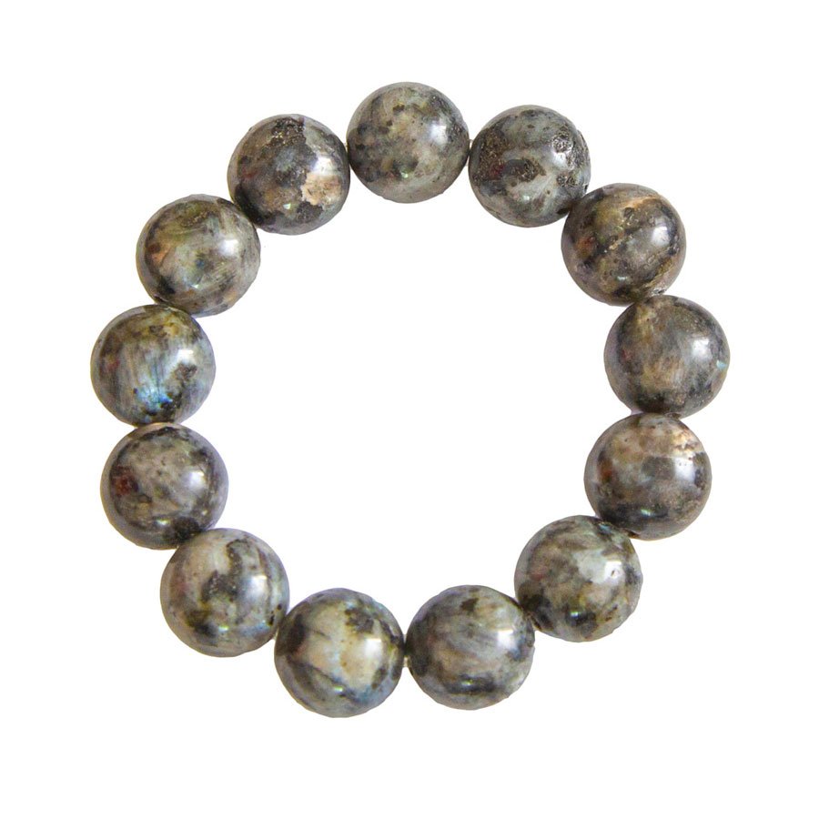 Bracciale in Labradorite con inclusioni – pietre sferiche