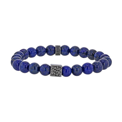 Bracciale Lapislazzuli “Per Lui” – Rif. F01-0180
