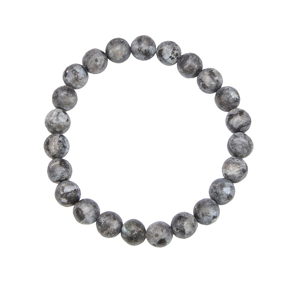 Bracciale Larvikite – pietre sferiche