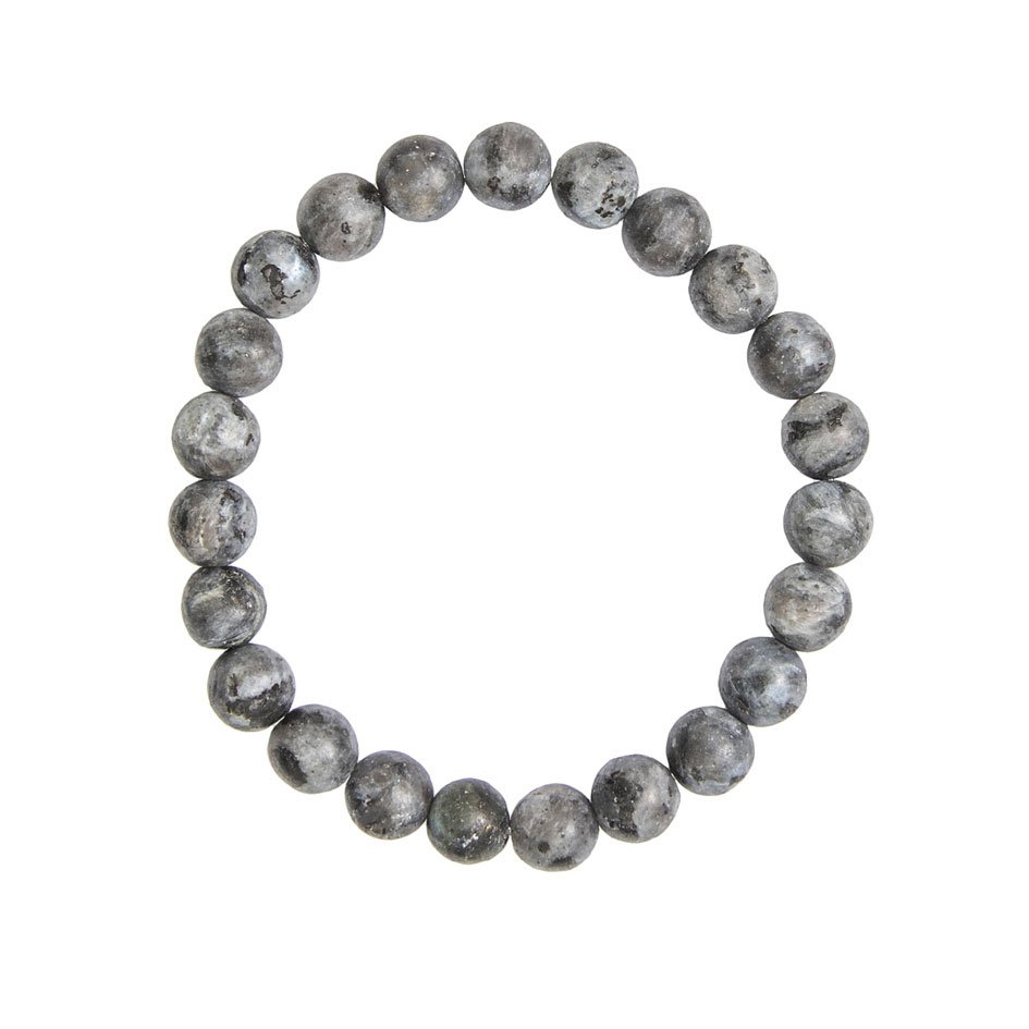 Bracciale Larvikite – pietre sferiche