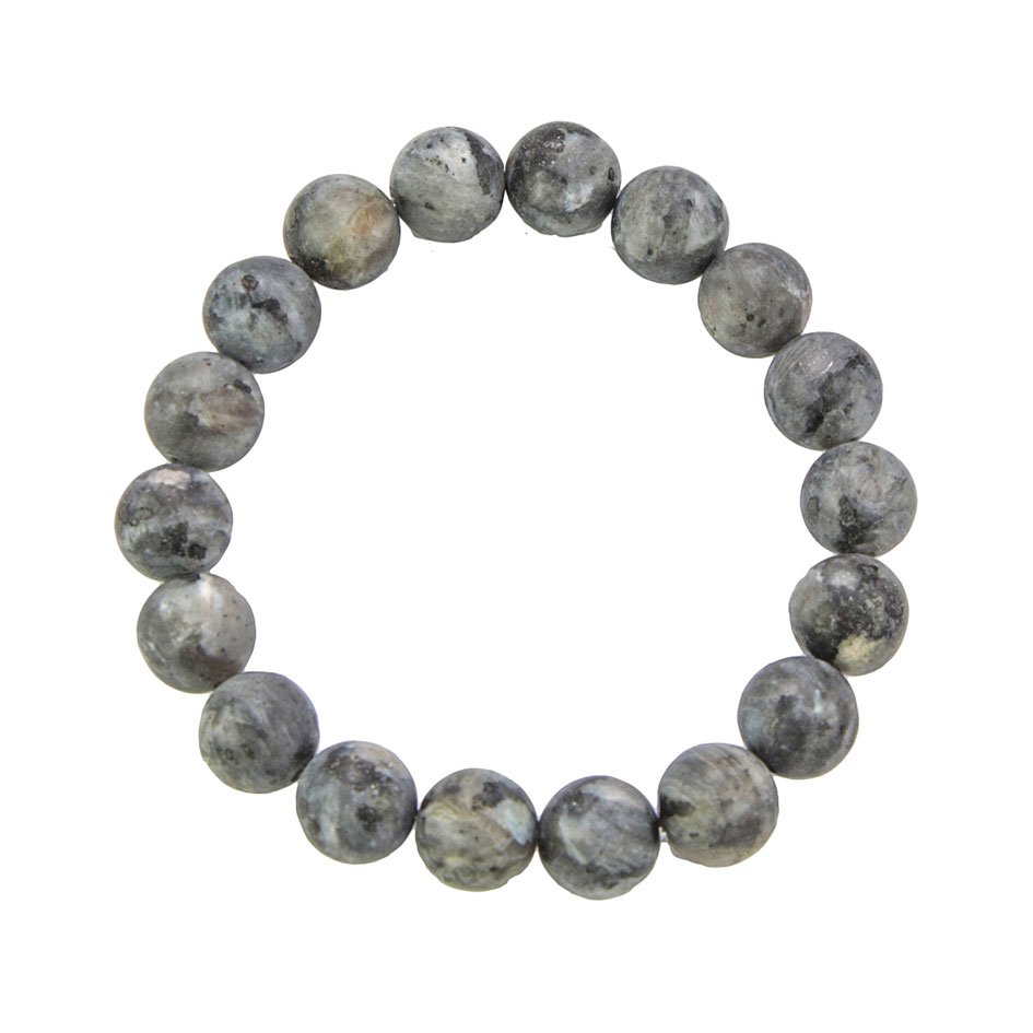 Bracciale Larvikite – pietre sferiche