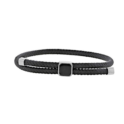 Bracciale Onice “For Him” Cordone regolabile – Ref. F01-689
