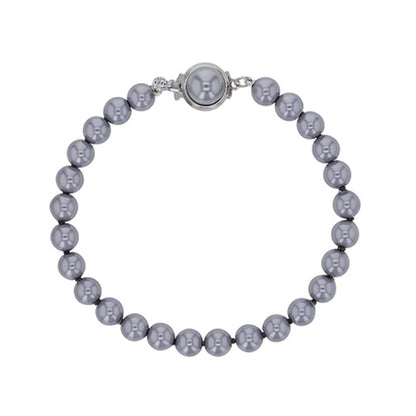 Bracciale con Perle Bianche di Maiorca – Pietre con perline da 6 mm