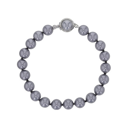 Bracciale con Perle Bianche di Maiorca – perline sferiche da 8 mm