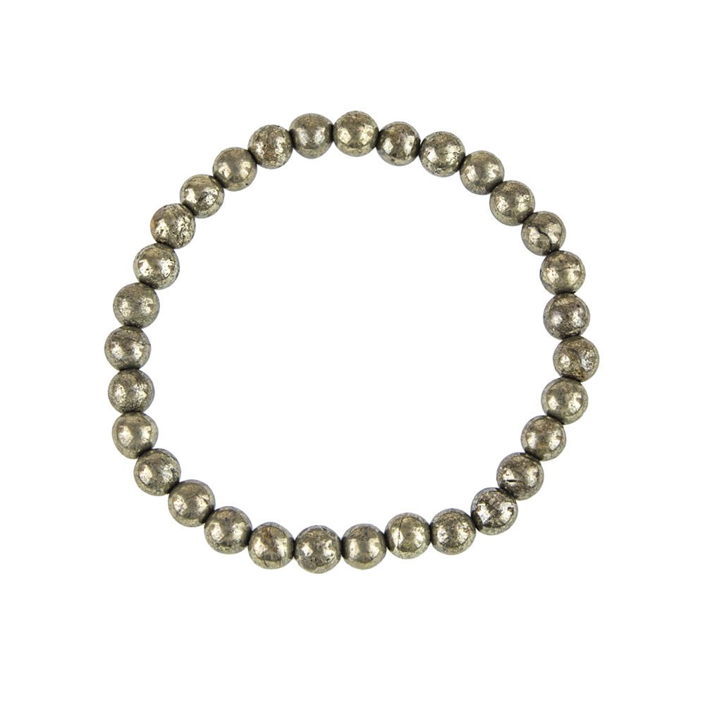Bracciale in Pirite di Ferro - perline