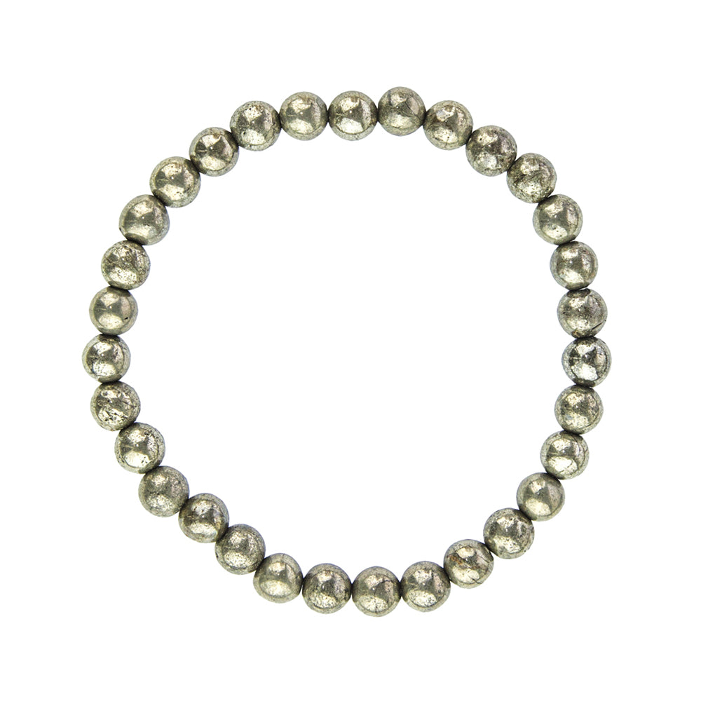 Bracciale in Pirite di Ferro - perline