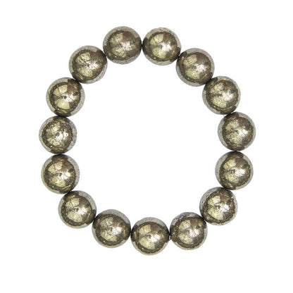 Bracciale in Pirite di Ferro - perline