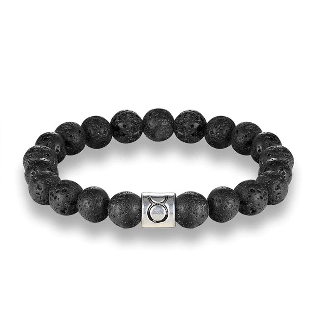 Bracciale Toro – Pietra lavica – 20 cm