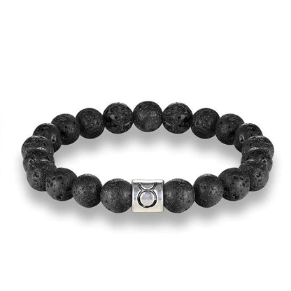 Bracciale Toro – Pietra lavica – 20 cm