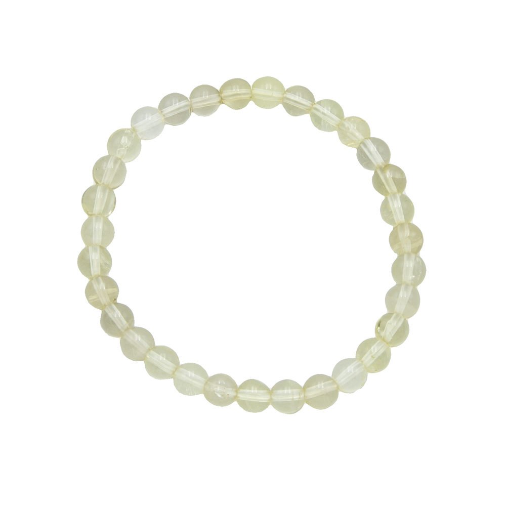 Bracciale con Topazio limone - perline