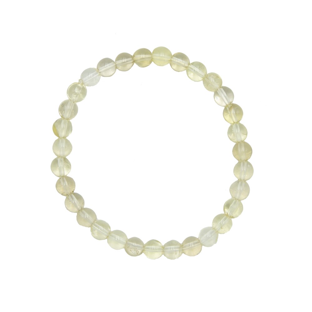 Bracciale con Topazio limone - perline