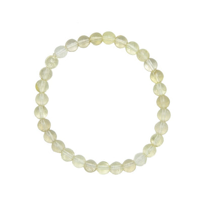 Bracciale con Topazio limone - perline