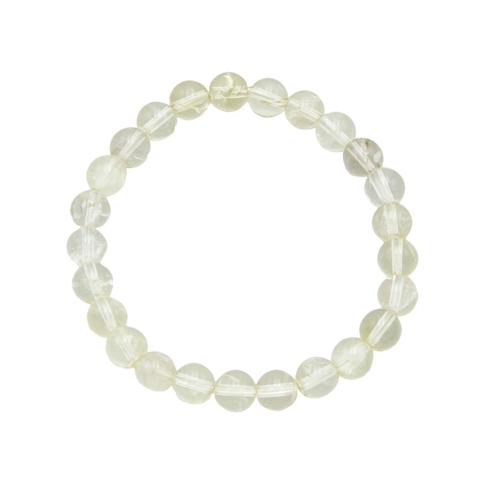 Bracciale con Topazio limone - perline