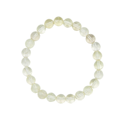 Bracciale con Topazio limone - perline