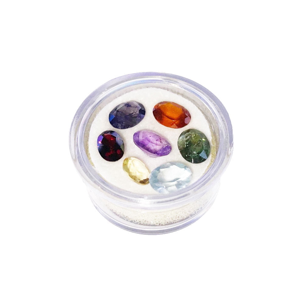 Scatola di cabochon di 7 chakra